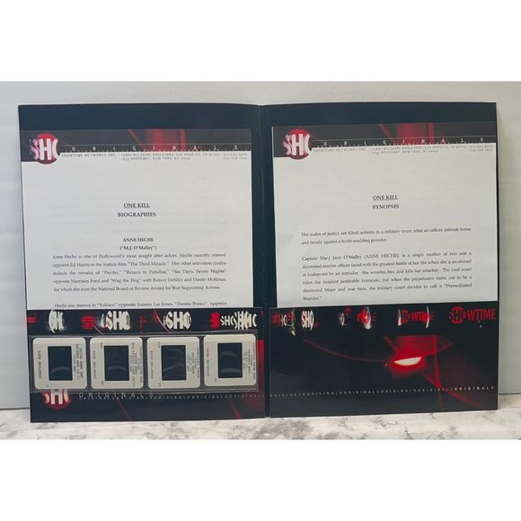 Showtime Movie Press Kit One Kill 2000 Anne Heche Sam Shepard Eric Stoltz - Picture 6 of 7